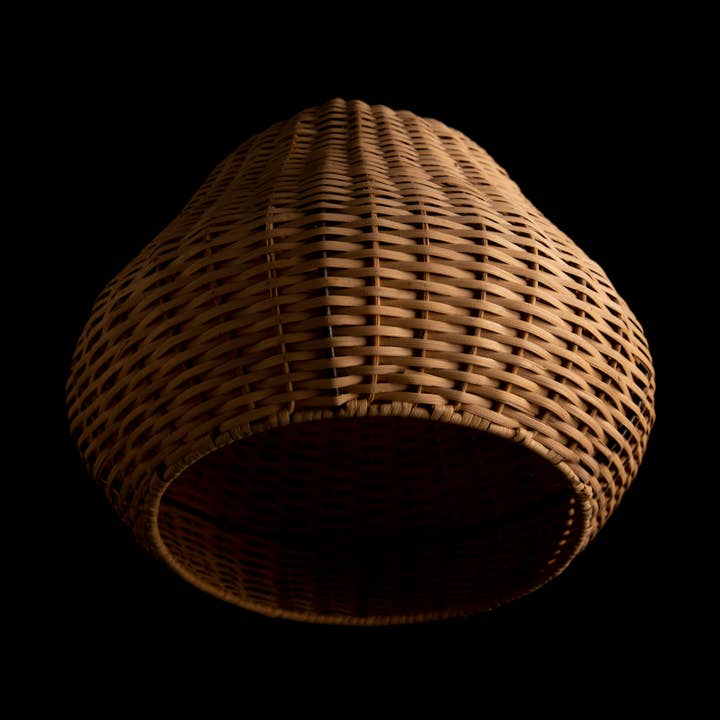 Wild Mushroom Wicker Pendant Light – H 38 cm L 38 cm for wholesale by Maison Annabi