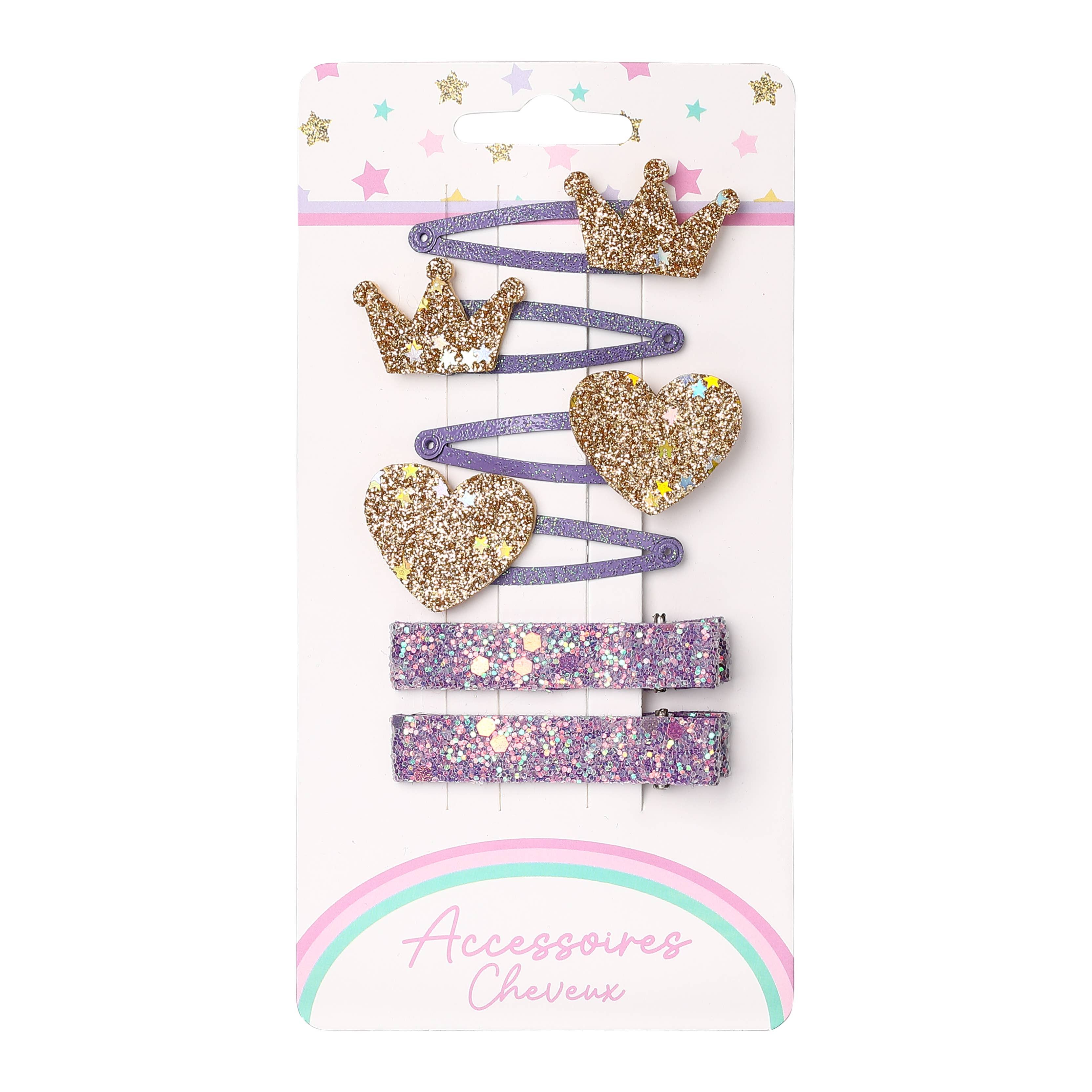 STELLA GREEN - Wholesale Hair Clip - Kids - Set of 6 Hair Clips – Whimsical Sparkle22