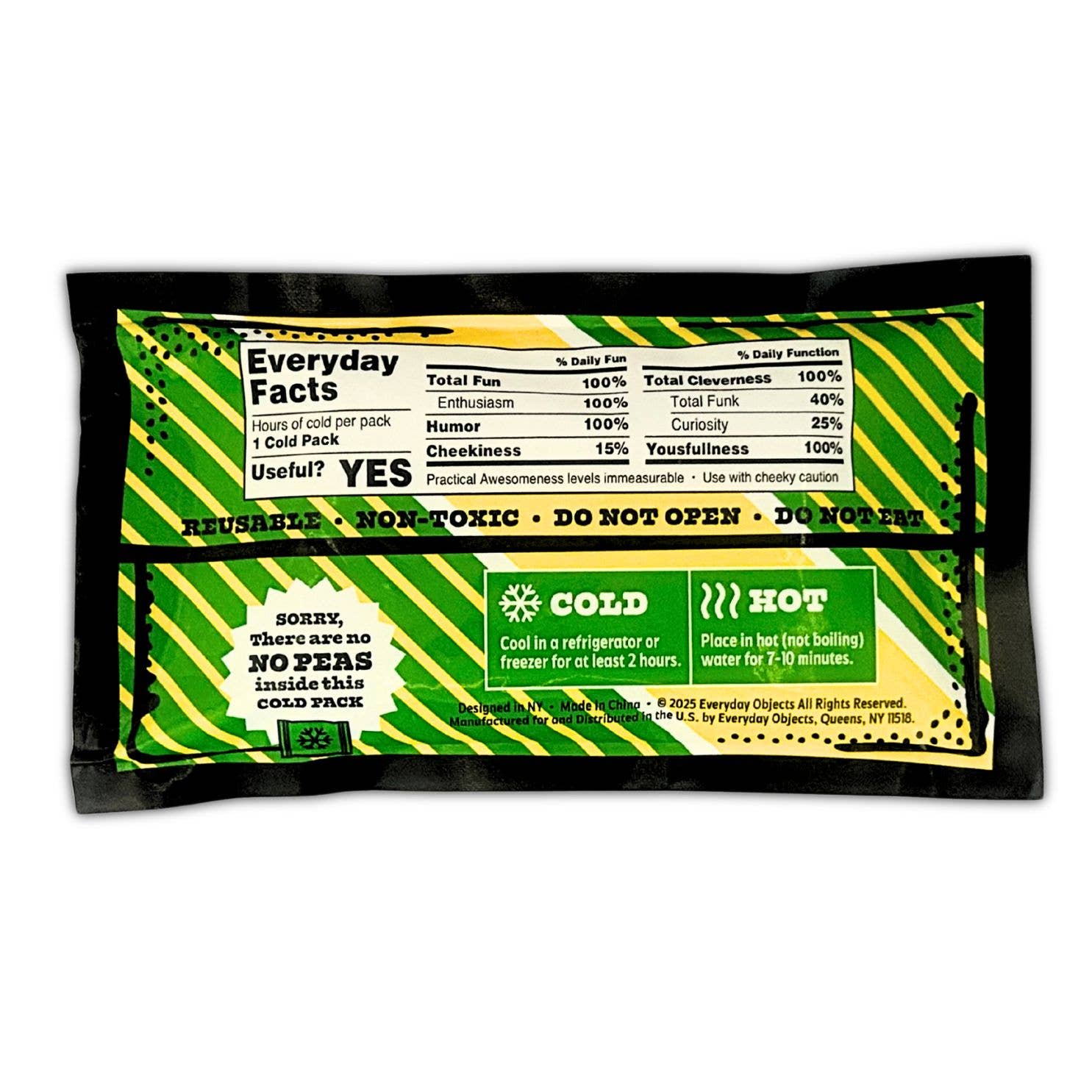Everyday Objects – wholesale Ispåse – Chill Peas – Återanvändbar Värme-Kylpack8