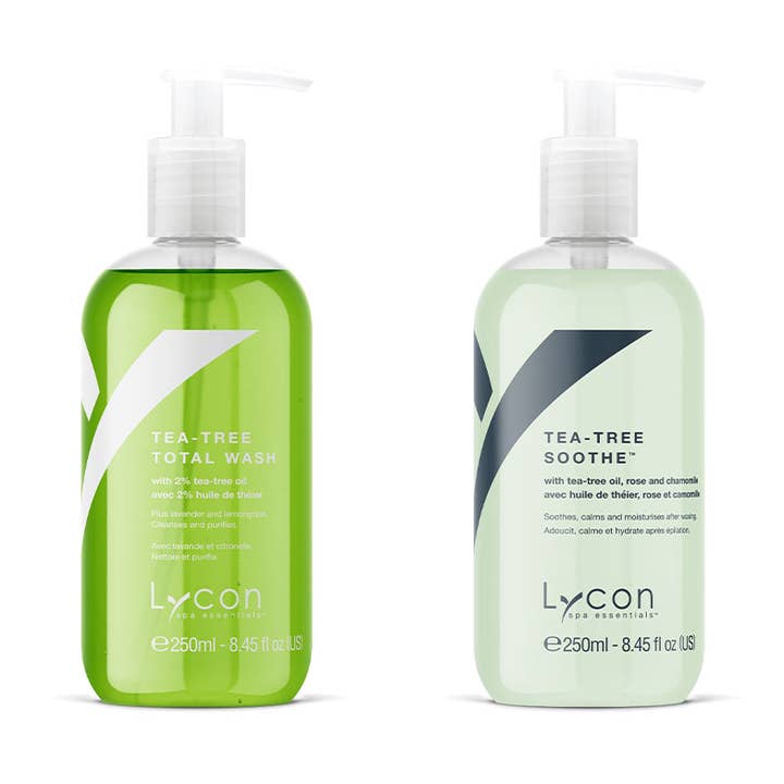 Tea Tree Soothe Post Waxing Kit for wholesale by Lycon Wax