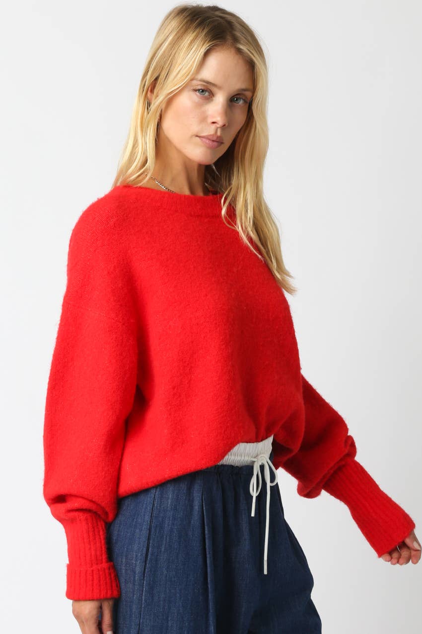 Olivaceous - Wholesale Pullover-trui - Dames - Julien Trui45