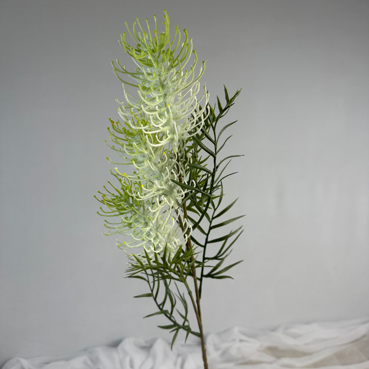 Realistic Artificial Flowers - Wholesale Artificial Flowers - Grevillea Flower Spray White - Realistic Artificial Flowers1