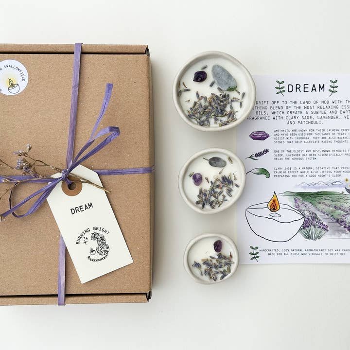 Dream Candle Box for wholesale by Burning Bright