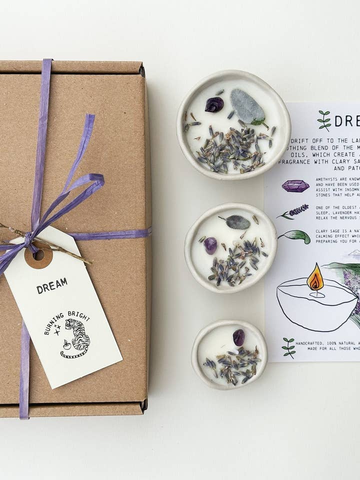 Dream Candle Box for wholesale by Burning Bright