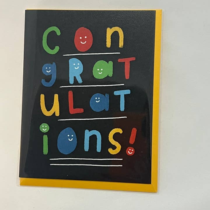 Congratulations! Smiley for wholesale by Susanne Lamb