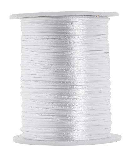 Mandala Crafts - Wholesale Craft Supplies - Mandala Crafts Satin Rattail Cord String from Nylon for Chinese Knot, Macramé, Trim, Jewelry Making19