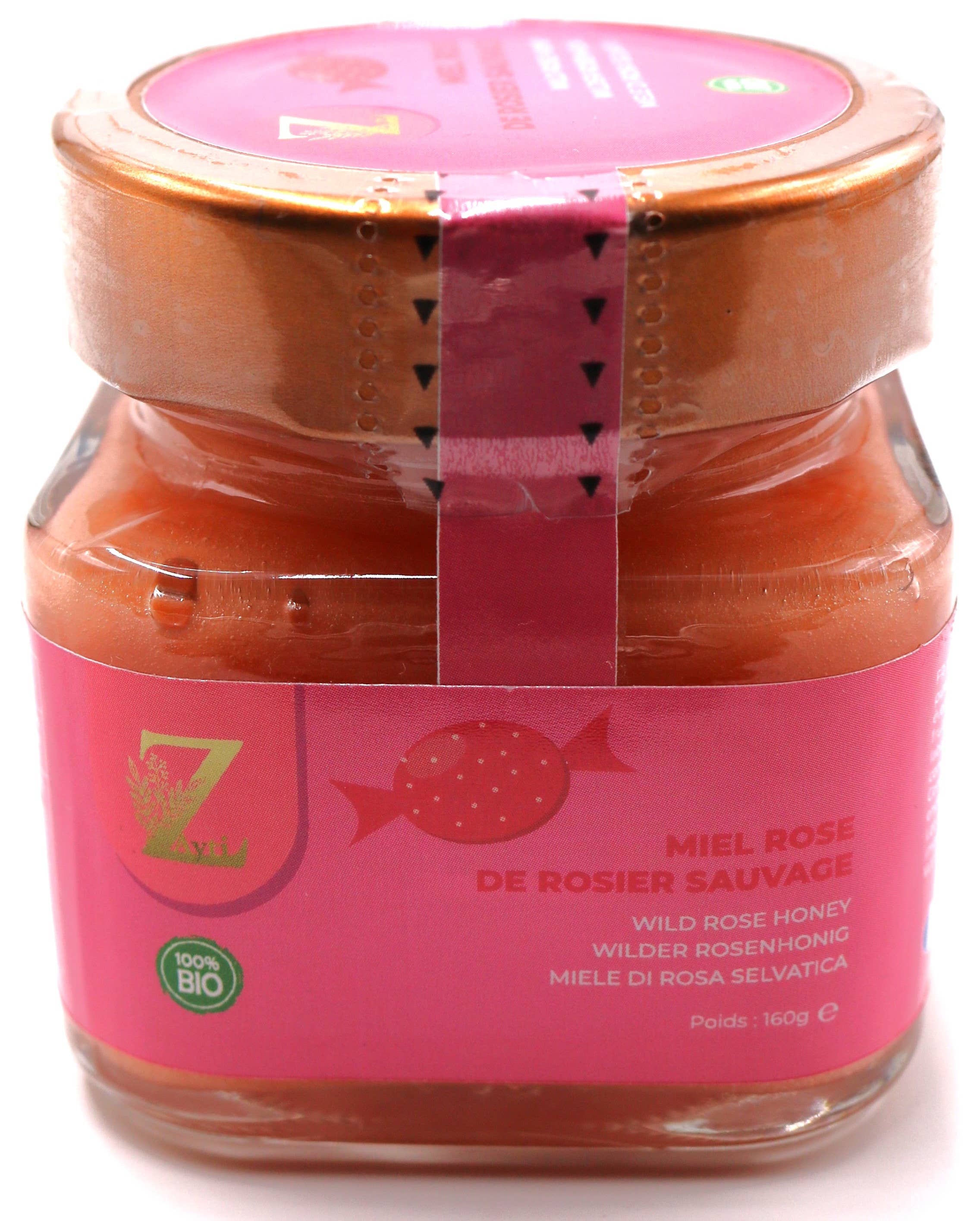 Zayti L.T.D.M - Wholesale Honey - Wild Rosehip Honey from Russia 100% natural - jar of9