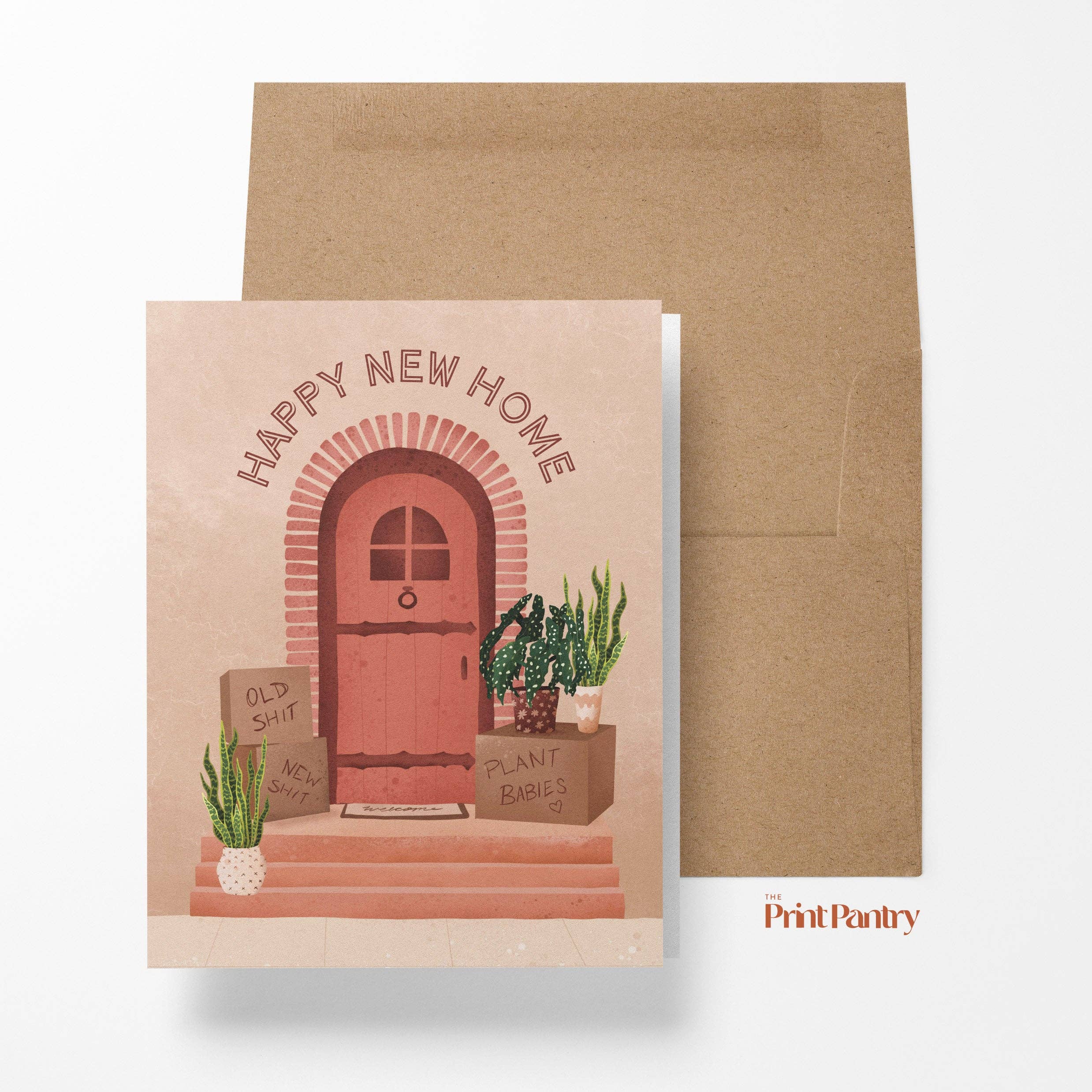 The Print Pantry - Wholesale Housewarming Card - Happy New Home Greeting Card2