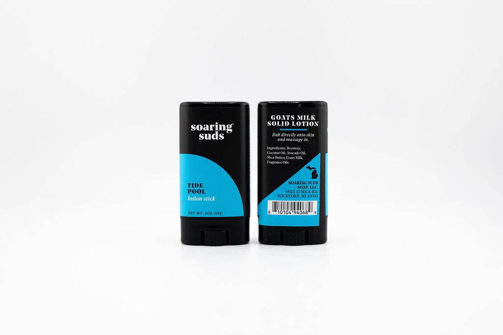 Soaring Suds Soap Co., LLC - Wholesale Solid Lotion - Tide Pool Solid Lotion Stick1