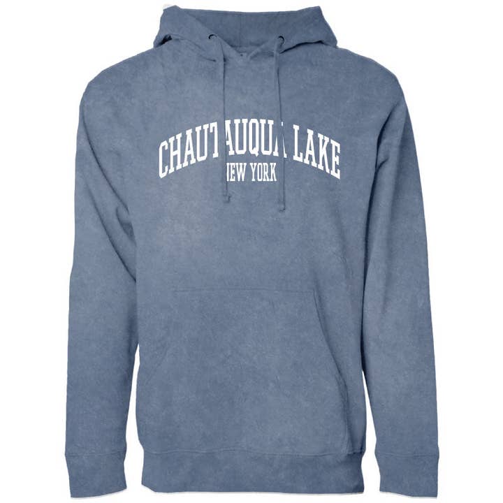 Arched Location State - Beantown Salt Wash Hoodie for wholesale by Beantown Brand Apparel