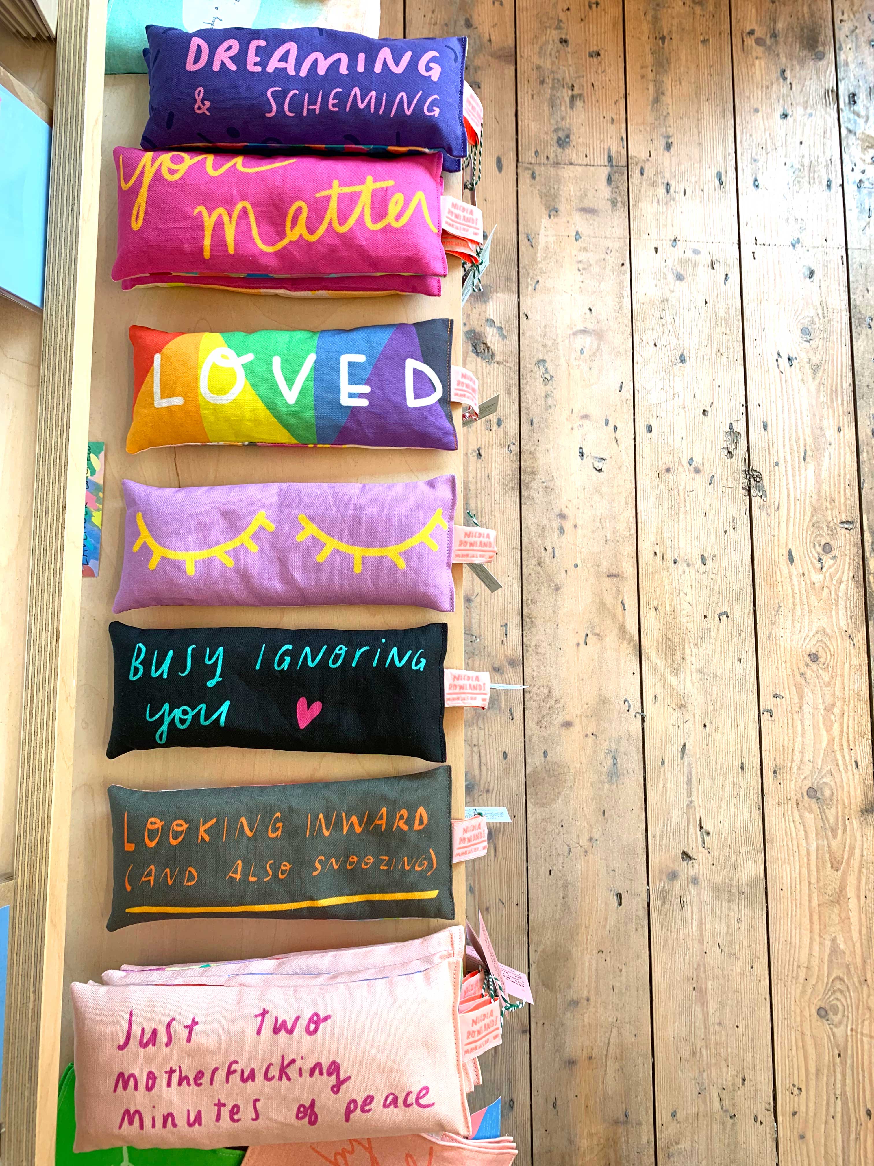 Nicola Rowlands - Wholesale Spa/Therapy Pillow - you matter lavender eyebag4