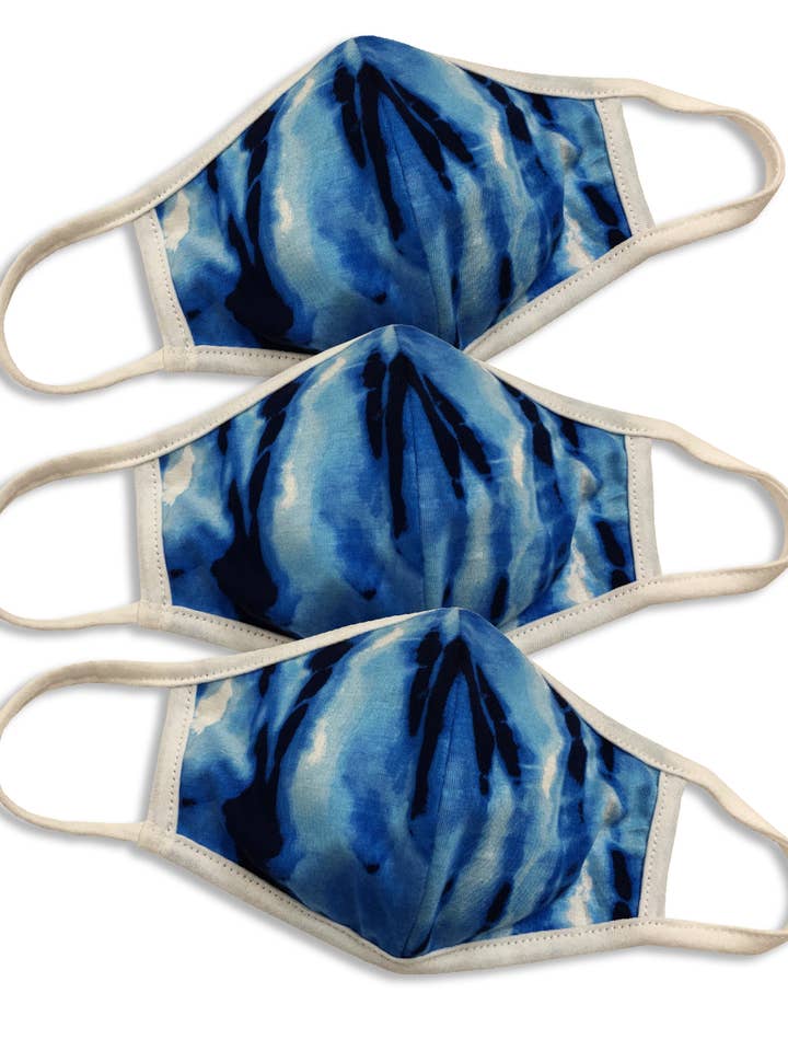 Tye Dye Face Mask, Made in USA Face Mask, Double layer for wholesale by DtlaClothing
