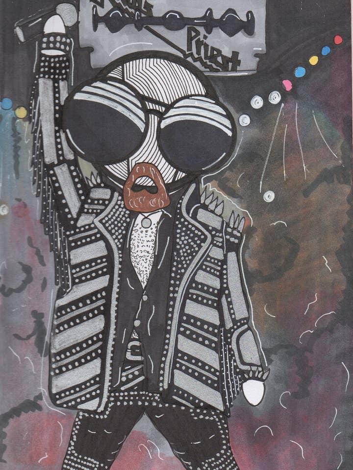 Lámina Rob Halford para venta al por mayor de Harth Creations