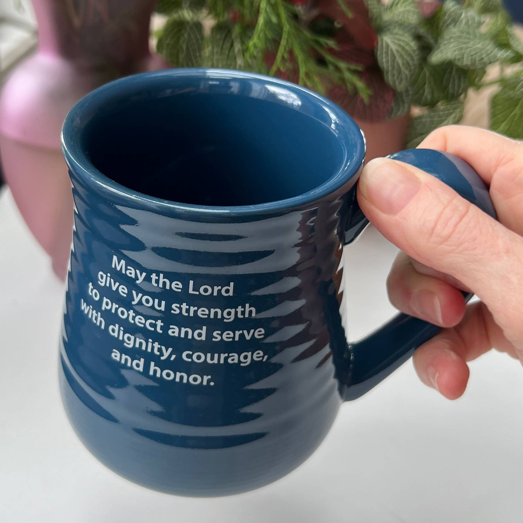 Abbey + CA Gift – wholesale Kaffekoppar – Polis keramik mugg3