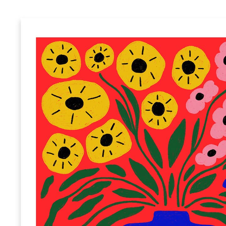 Allison Poplett - Vente Affiche d'art - Impression d'art Bouquet d'été1