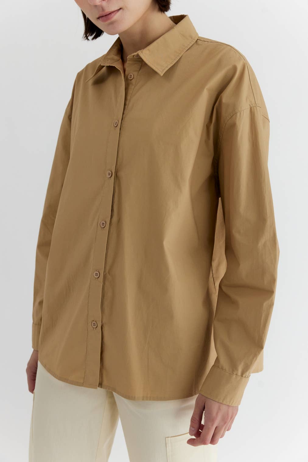 MOD REF - Wholesale Button Down Shirt - Women's - The Ema Top | Collared Button-Down Top23