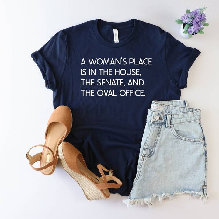 A Woman's Place Is In The House T-shirt for wholesale by VibeClothing