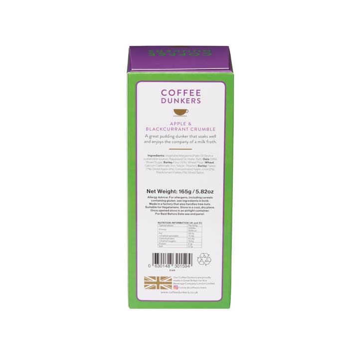 Ace Tea London – wholesale Biscuit – Apple & Blackcurrant Crumble COFFEE DUNKERS4