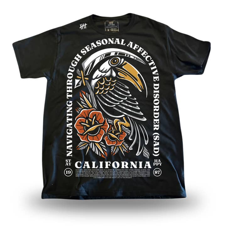 S.A.D. Califórnia por atacado de Happy H0use Apparel
