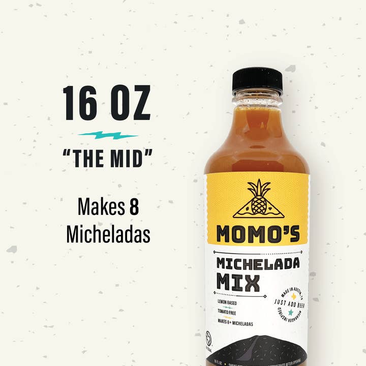 Momo's Michelada Mix - Wholesale Cocktail Mix/Syrup - Momo's Michelada Mix -16 ounce - 8+ servings2