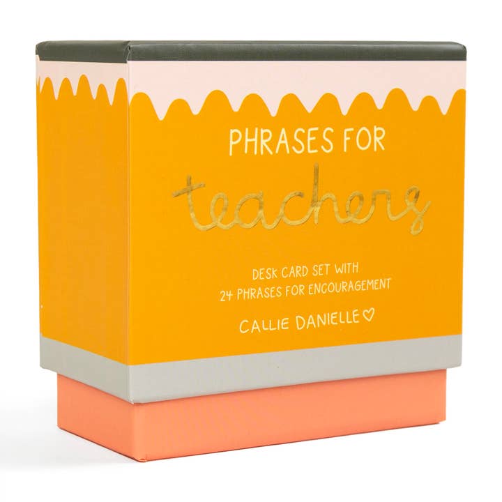 Callie Danielle - Wholesale Desk/Tabletop Sign - Phrases For Teachers Encouraging Desk Card Set