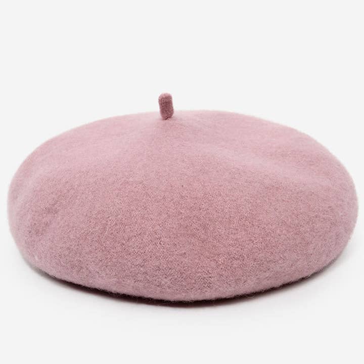 ACCITY - Wholesale Beret - Women's - SOLID FUZZY BERET_CWAH054116