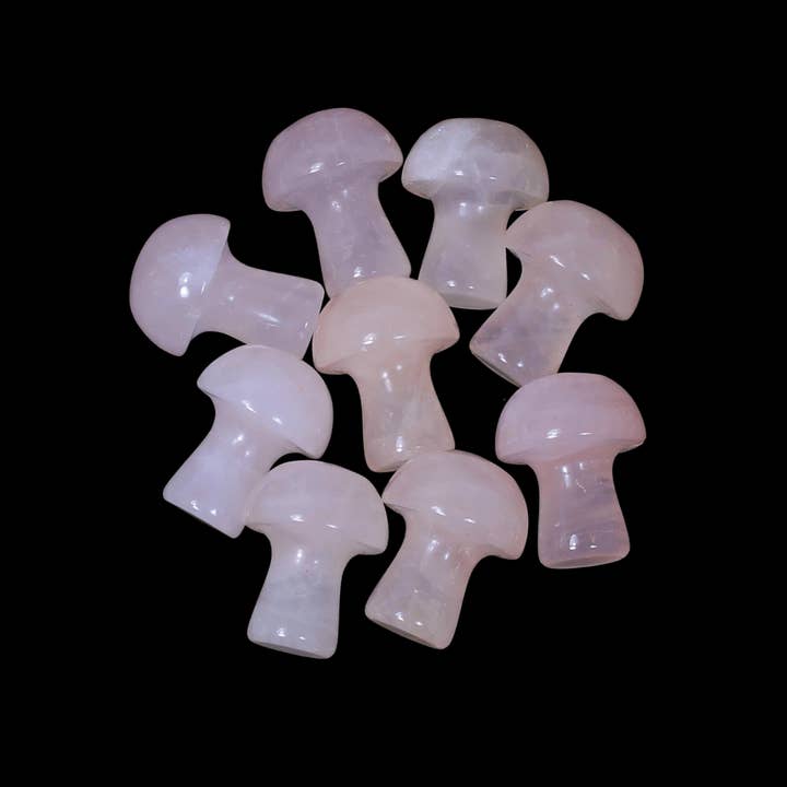 Helande Mini Svampkristall - Rosenkvarts för wholesale av The Psychic Tree