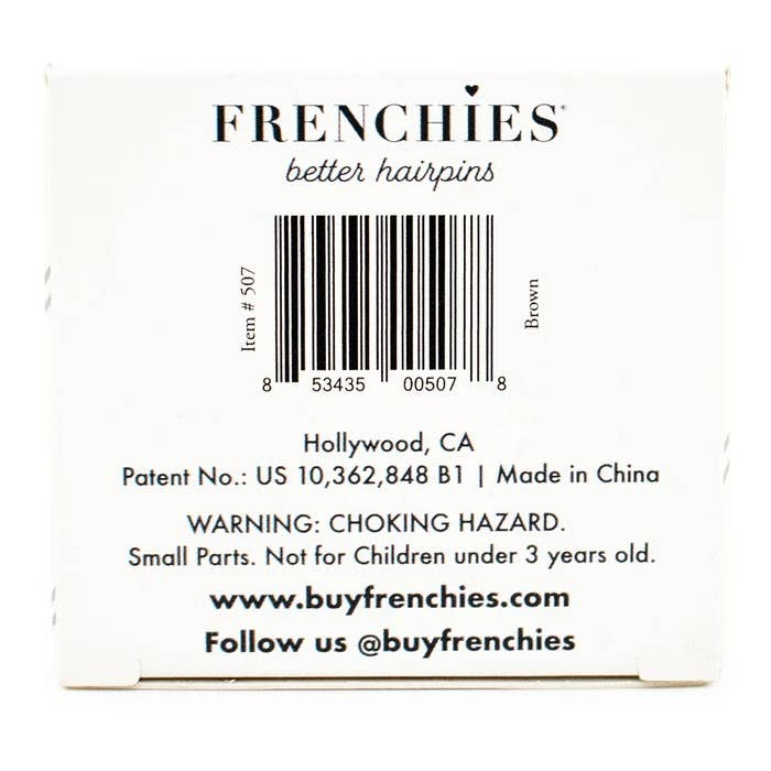Frenchies - Wholesale Hair Pin - Frenchies Propack Small - Brown3