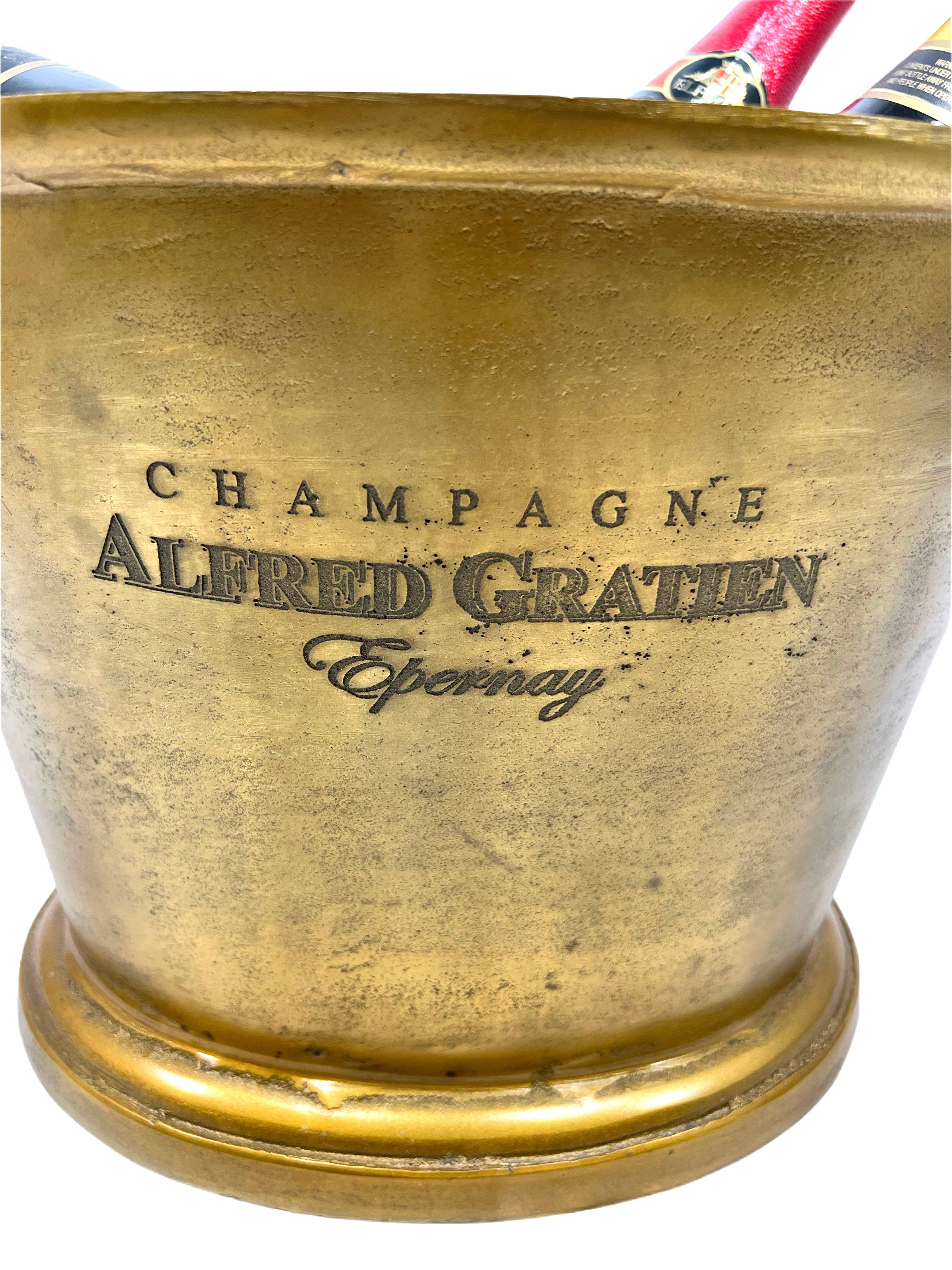 DDecorStore - Vente Seaux à glace - Seau à champagne vintage Alfred Gratien Gold2
