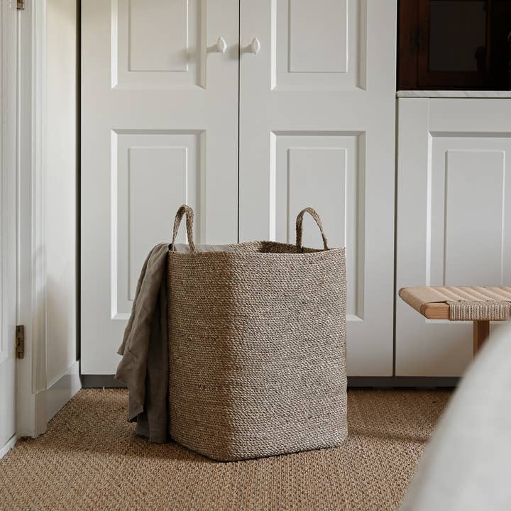 SUNNY HOME - Wholesale Basket - Square Seagrass Basket – Souk Square Large1