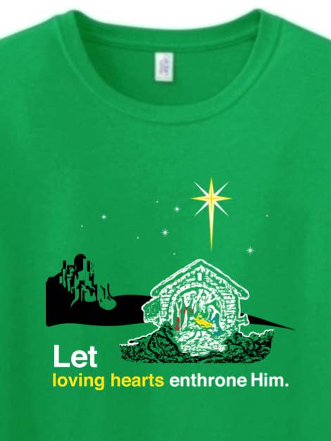 Heilige Nacht - Christi Geburt Erwachsenen T-Shirt für den Großhandel von Sock Religious