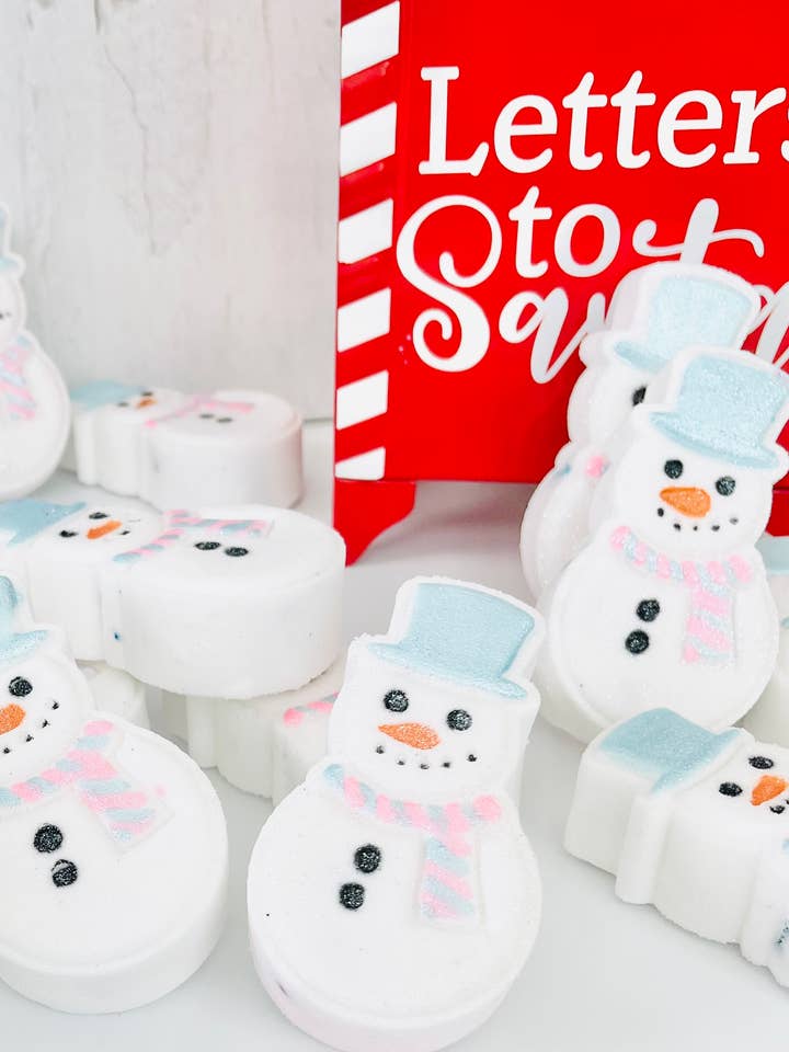 Snowman Bath Bomb for wholesale by The Burlap Barn Company