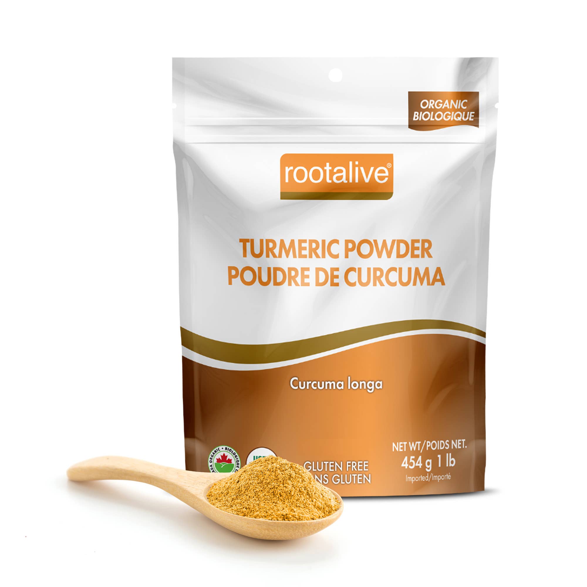 Rootalive USA Inc. - Wholesale Protein/Superfood Powder - Organic Turmeric Powder 16oz7