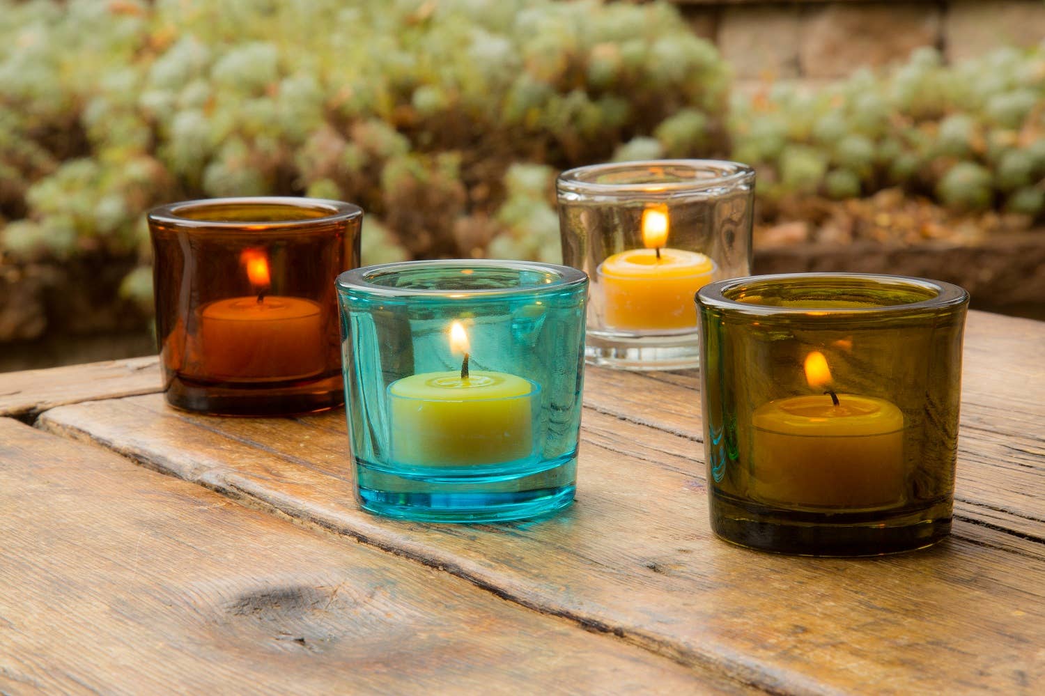Bluecorn Candles - Wholesale Candle Holder - Recycled Glass Votive Candle Holders 5