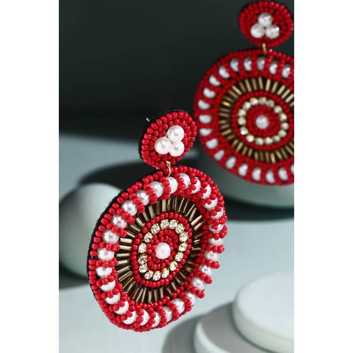 Urbanista Outlet - Wholesale Dangle Earrings - Multi Mixed Seed Beads Earrings