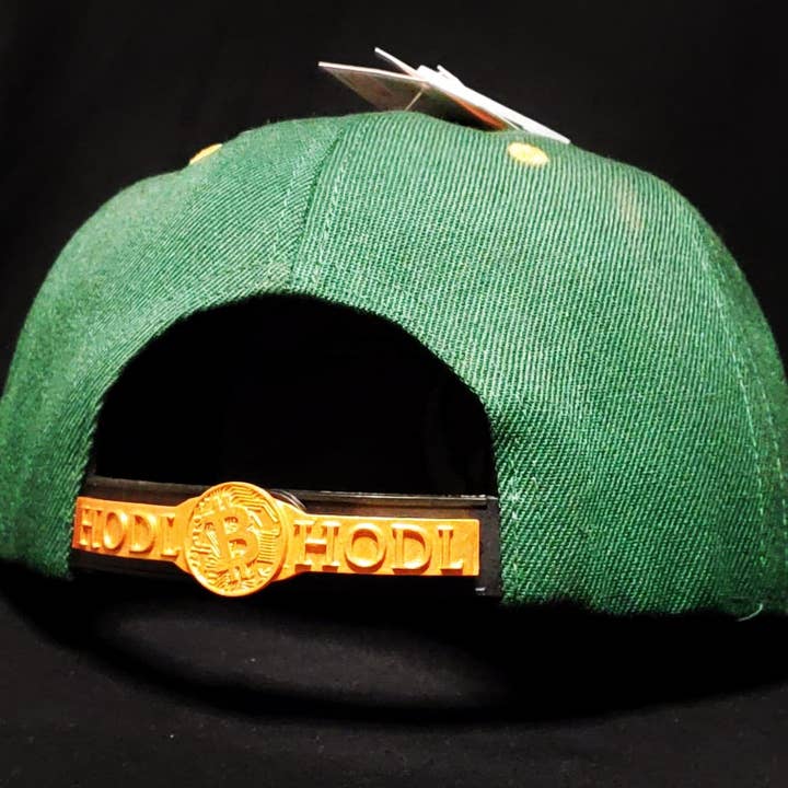 Bitcoin Logo - Udskifteligt Snapback Hat Tilbehør for engroshandel hos StrapLock