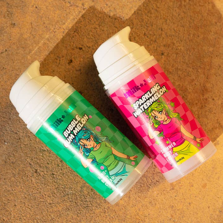 Milk Jelli - Vendita all'ingrosso Lozioni per mani e corpo - Bubble Gum Melon Y2K Anime - Crema mani e corpo2