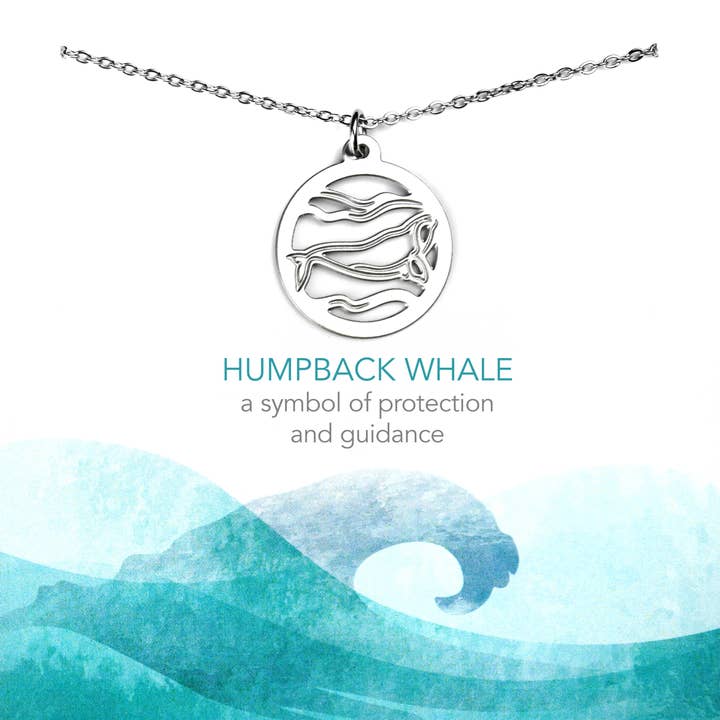 Humpback Whale Necklace for wholesale by Melissa Lew