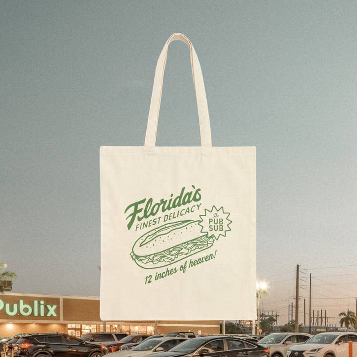 Pub Sub Club Outline Canvas Tote for wholesale by Duck Juice