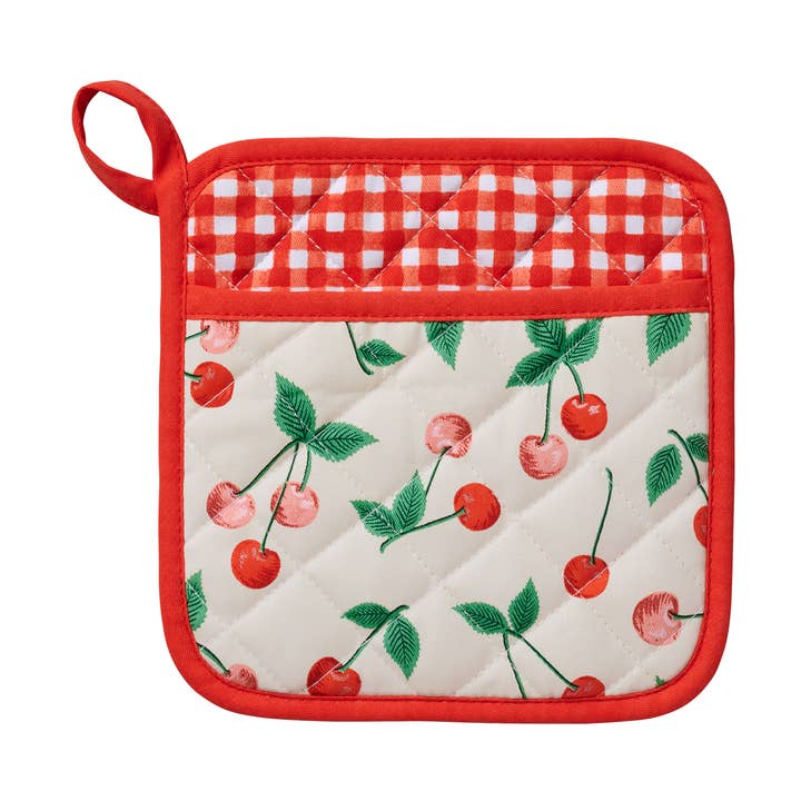 Cherries Pot Holder for wholesale by Rifle Paper Co.