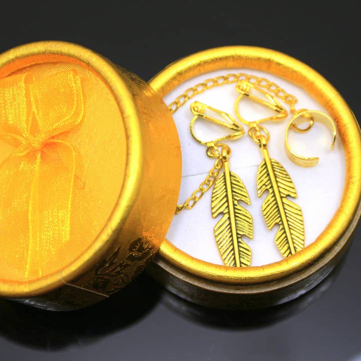 Guld øre manchet øreringe, Valentinsdag gaveide for engroshandel hos SomeBijoux4You