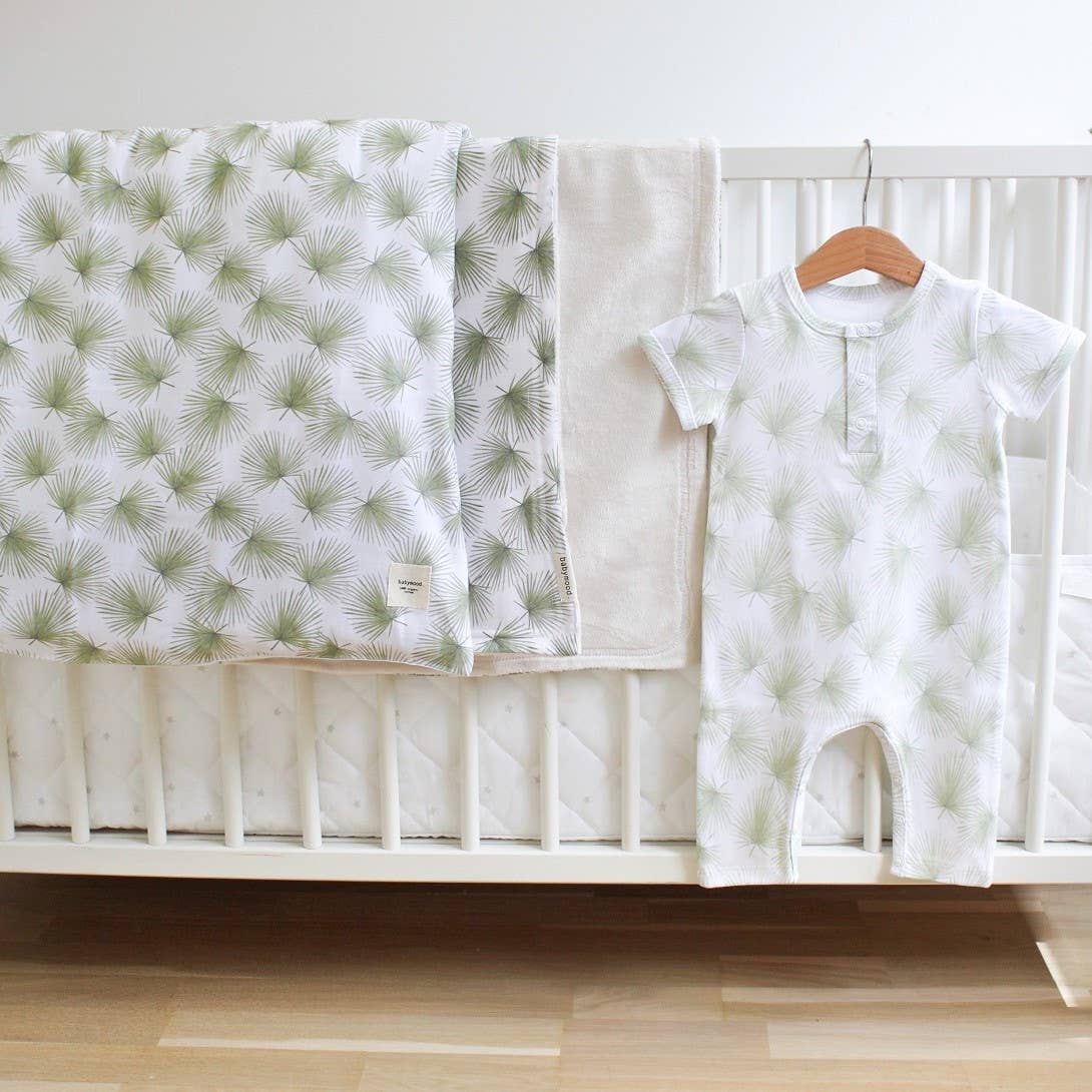 Bedding Set 65x80 | Green Palms for wholesale on Faire1