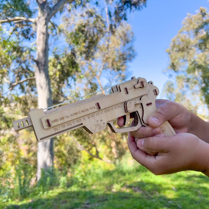 CALIBER GOURMET / CAMPCO - Wholesale Puzzle - Kids - Caliber Rubber Band Hand Gun Puzzle