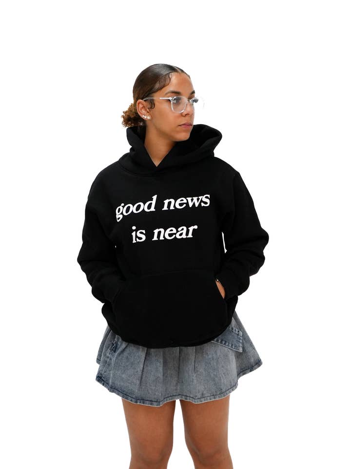 “good news is near” hoodie for wholesale by Prophet | Envoy