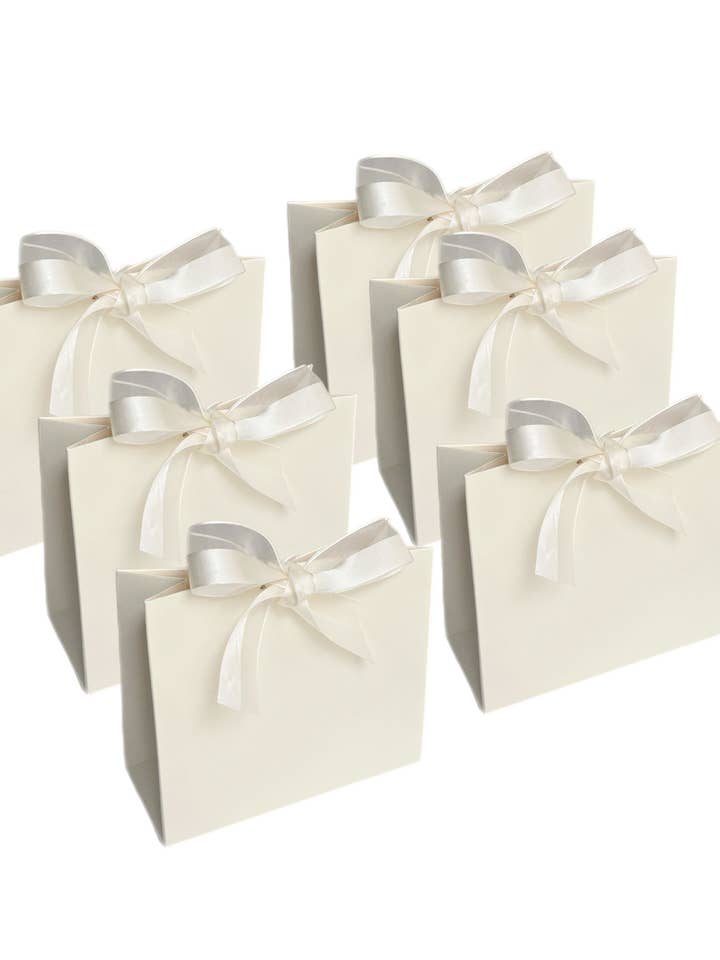 Ivory Gift Bag Holidays Wedding Favor Paper Bags Eco Bags for wholesale by ANYGIFTGOODPACKINGBOX