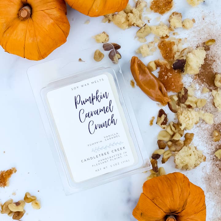 Pumpkin Caramel Crunch Wax Melts for wholesale by Candletree Creek