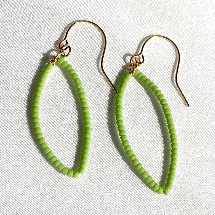 Green Grass Earrings for wholesale by LateLate Jewelry
