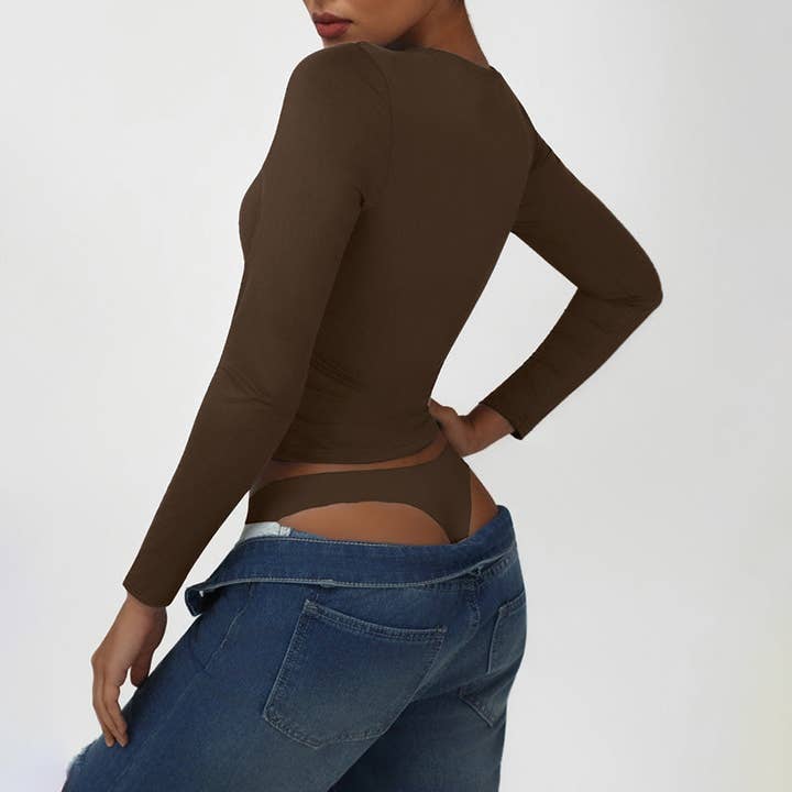 WONDERXFANS - Wholesale Athletic top – Women′s - Snug-Fit Long Sleeve2