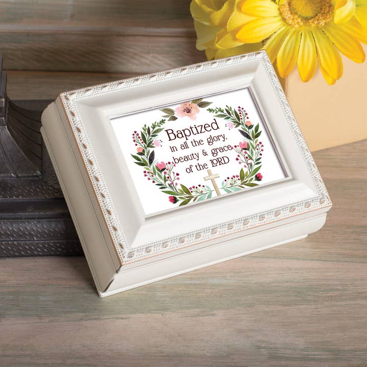 Dicksons - Wholesale Decorative Box - Keepsake Box Baptized In All, Grace Of1