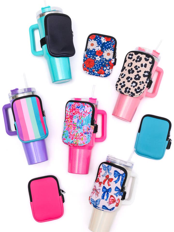 Tumbler Zip Pouch Set i olika färger för wholesale av Bella Nova Style Co